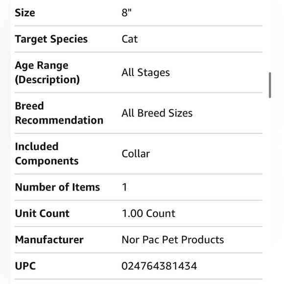 Red Kool Kat Elastic Cat Safety Collar with Bell, Red, 8" - Picture 6 of 11